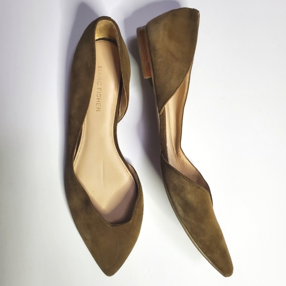 Marc Fisher Suede Flats